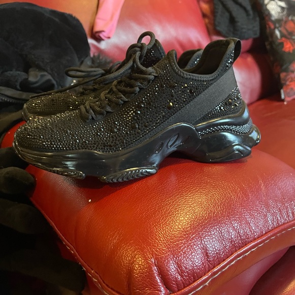 Rhinestone sneakers, wide width size 6 torrid - Picture 6 of 8